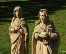 Matka Boska i św. Jan ze sceny „Ukrzyżowanie”