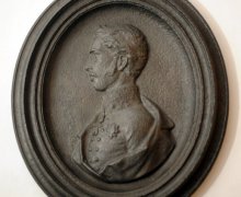 Żelazny medalion z popiersiem arcyksięcia Franciszka Karola Habsburga 